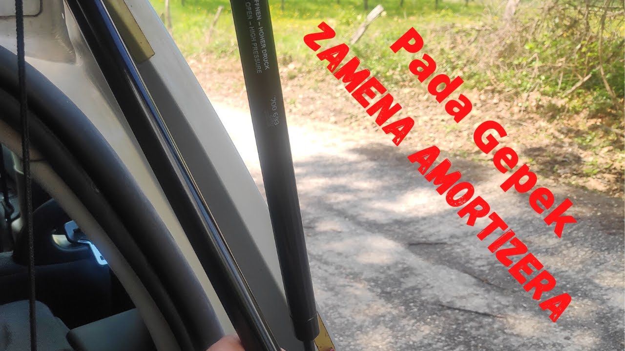 Gepek Ne Drzi - Zamena Amortizera tj Podizaca Gepeka