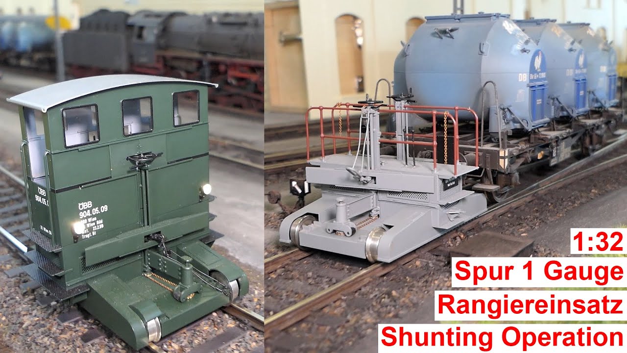 Preview Rangiertraktor 1:32 Breuer Lokomotor Fine Models – Probefahrten @ Spur1-Tage 2025 Modellbahn