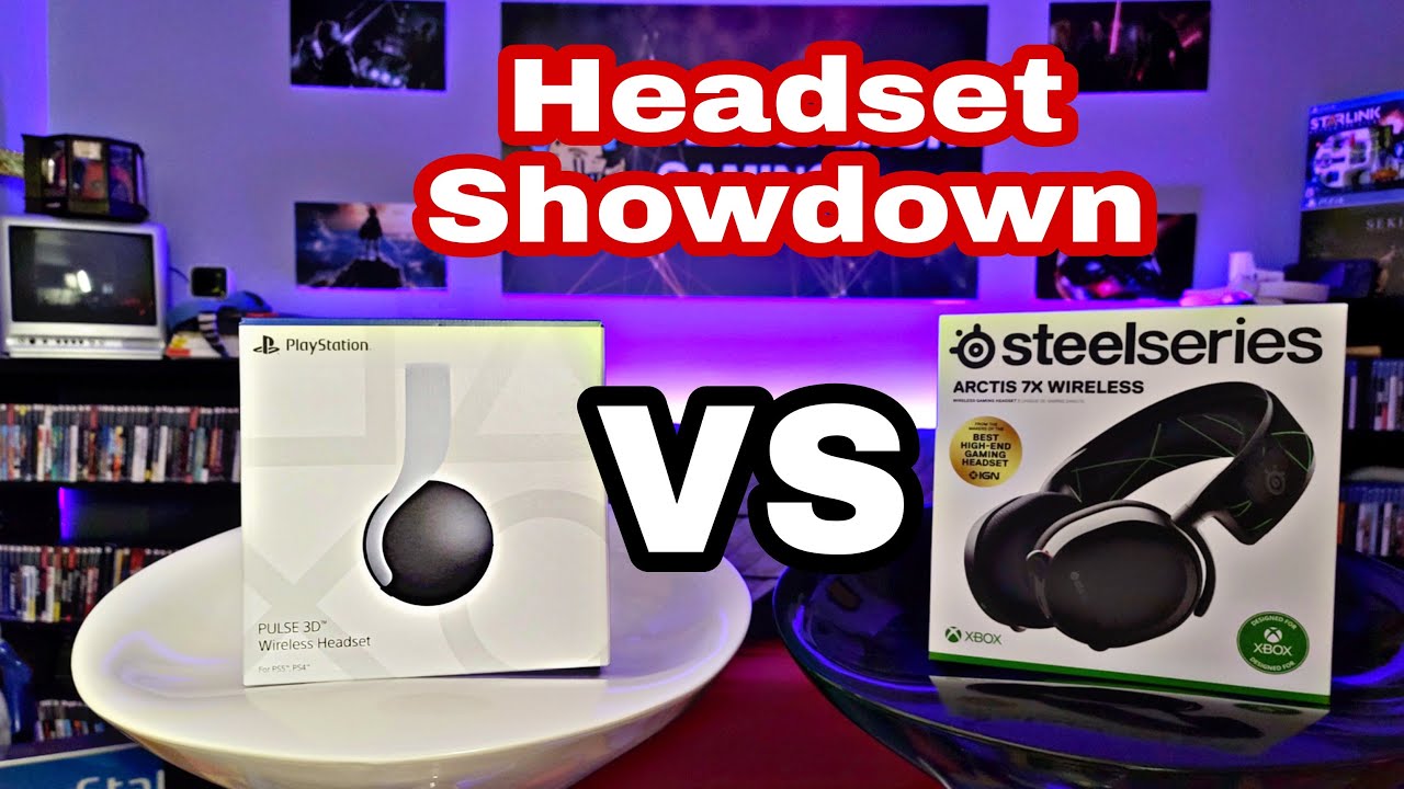 Sony Pulse 3d VS SteelSeries Arctis 7X/7P - Mic Tests Included | Headset Comparison