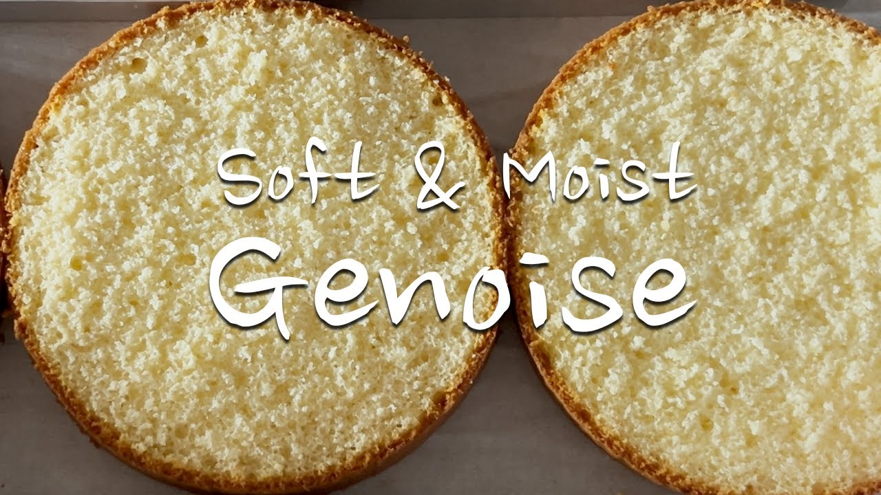 시럽없이도 촉촉한 제누와즈 실패없이 만드는 비법 l Genoise