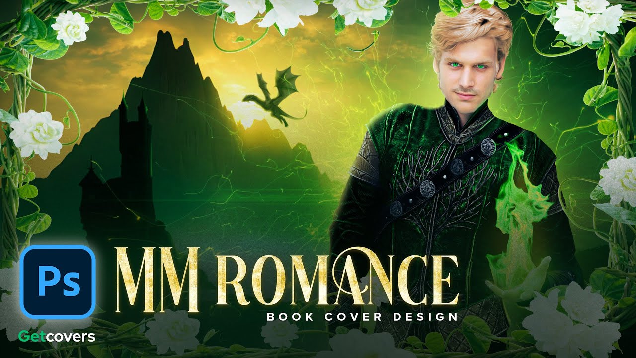 Affordable MM Romance Book Cover Design for Self-Pub Author | Photoshop Speed Art