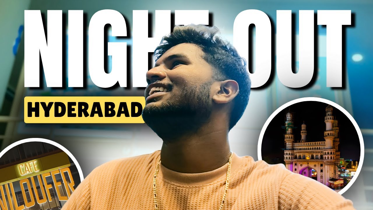 Night Life in HYDERABAD😆 | Charminar, Niloufer, Durgam Cheruvu, Prasads, Airport, Cycling Track