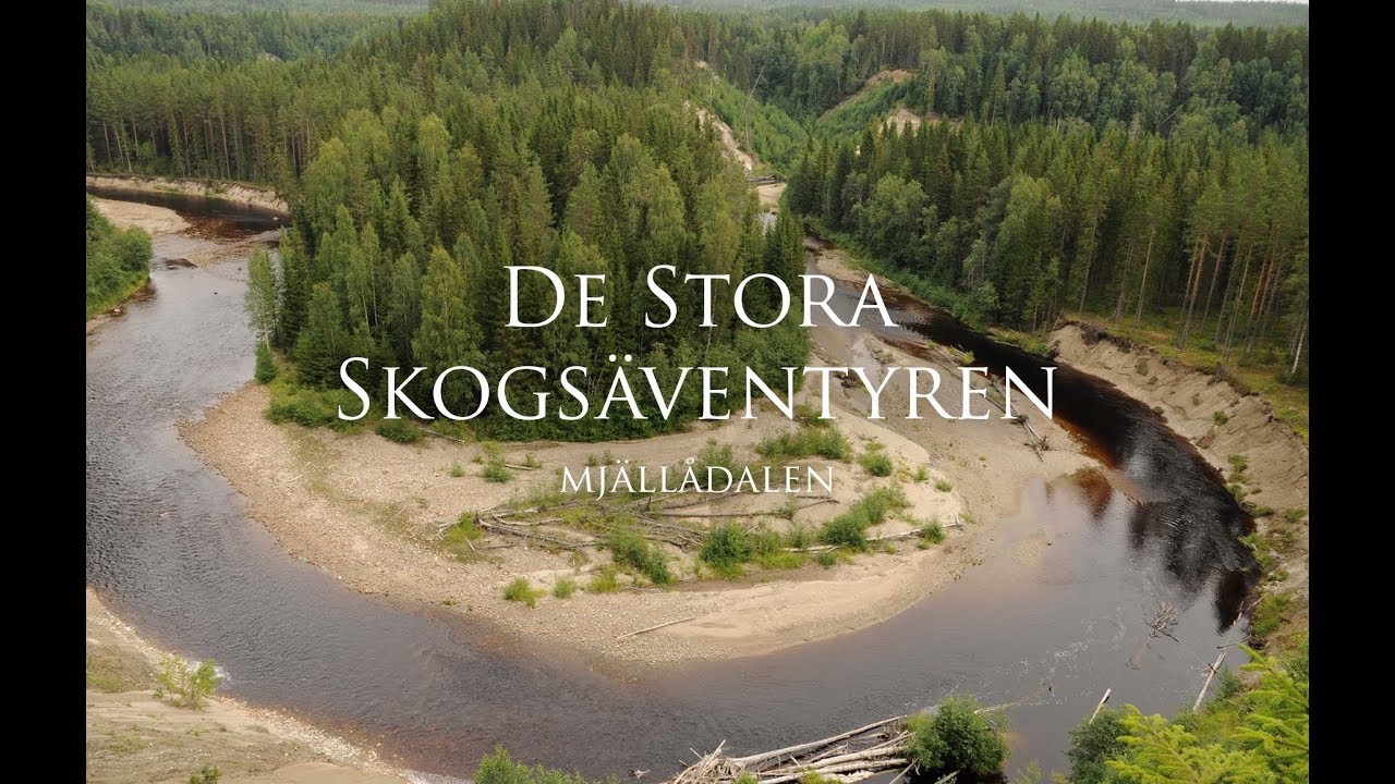 Med packraft genom Mjällådalen