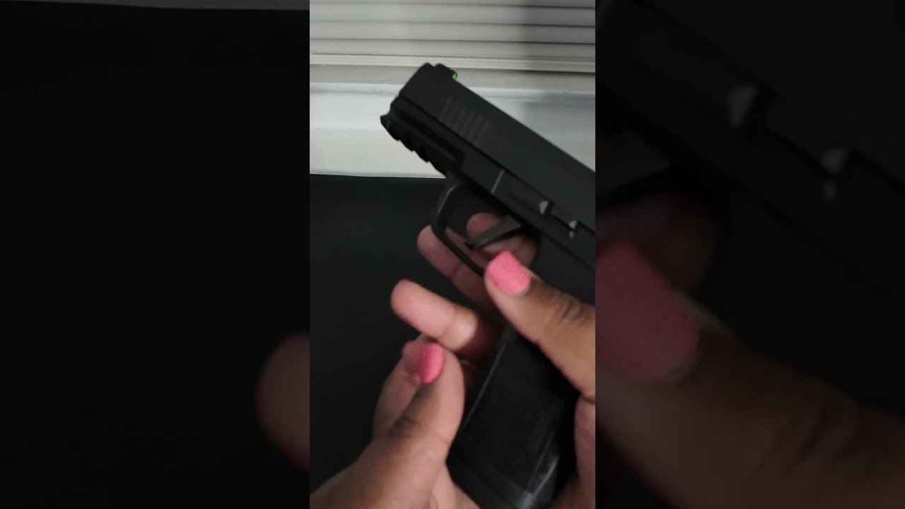 First gun, first love! 💕🔥 SIG Sauer P365 X-Macro #womenandguns #FirstGun #p365xmacro  #pewpewlife