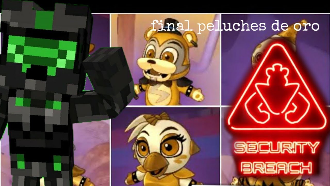 Fnaf segurity breach (en directo )final peluches de oro