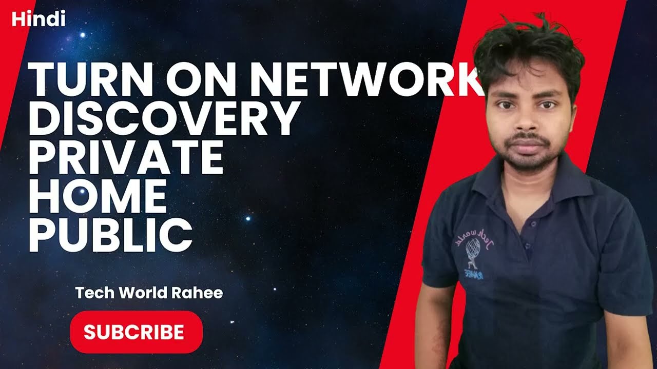 Turn On Network Discovery |  Create Password in file sharing | Tech Word Rahee
