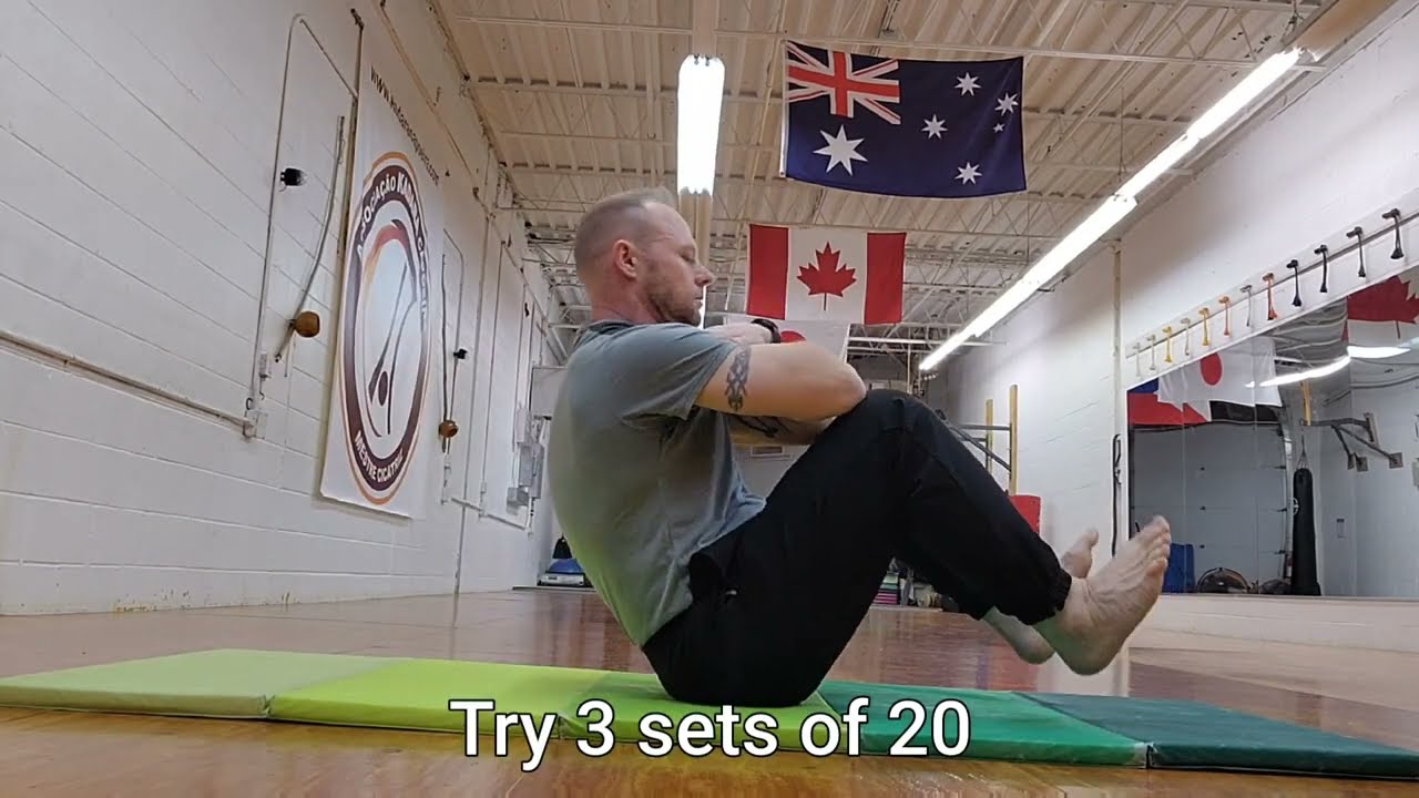 Spinal Rocks that improve core function for Capoeira.