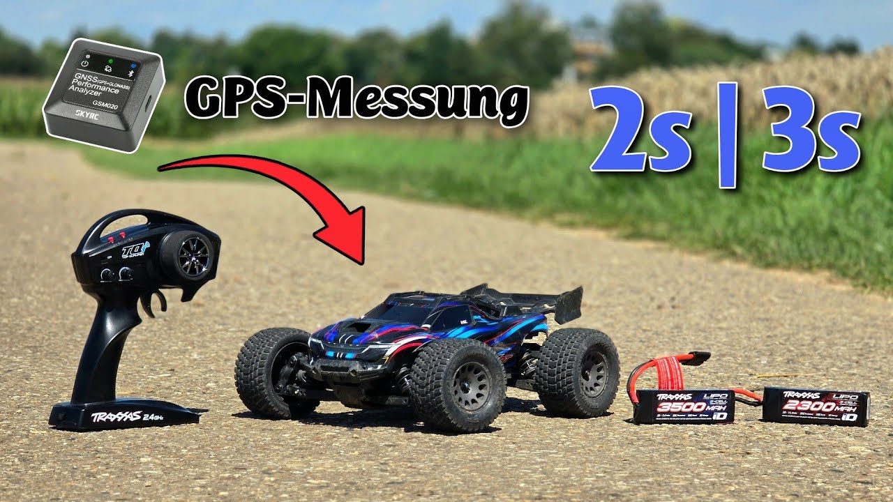 Neu! Speedtest Traxxas Mini XRT mit 2s & 3s LiPo 