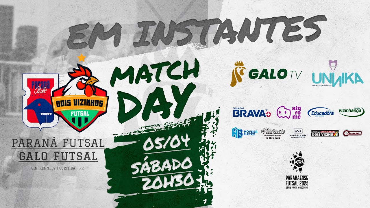 Paraná x Galo Futsal - 4ª Rodada Série Prata 2025