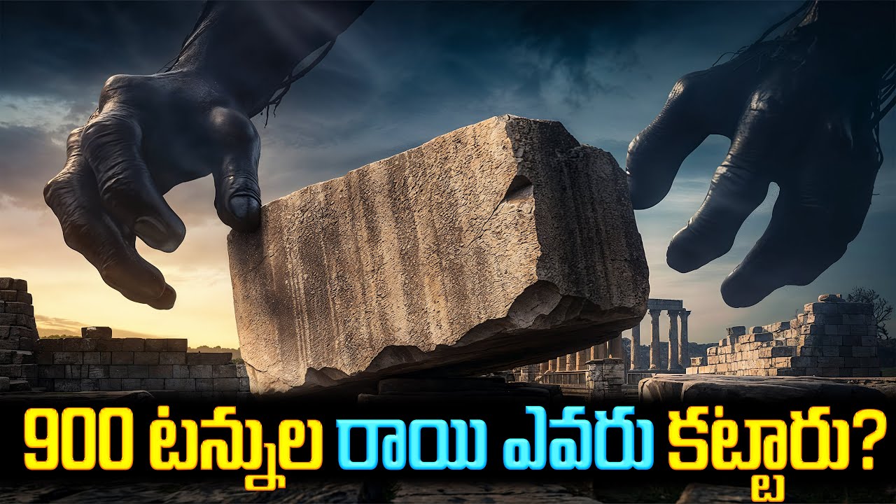 900 టన్నుల రాయి ఎవరు కట్టారు? | The Mystery of Baalbek Stones - Who Moved a 900 Ton Rock?