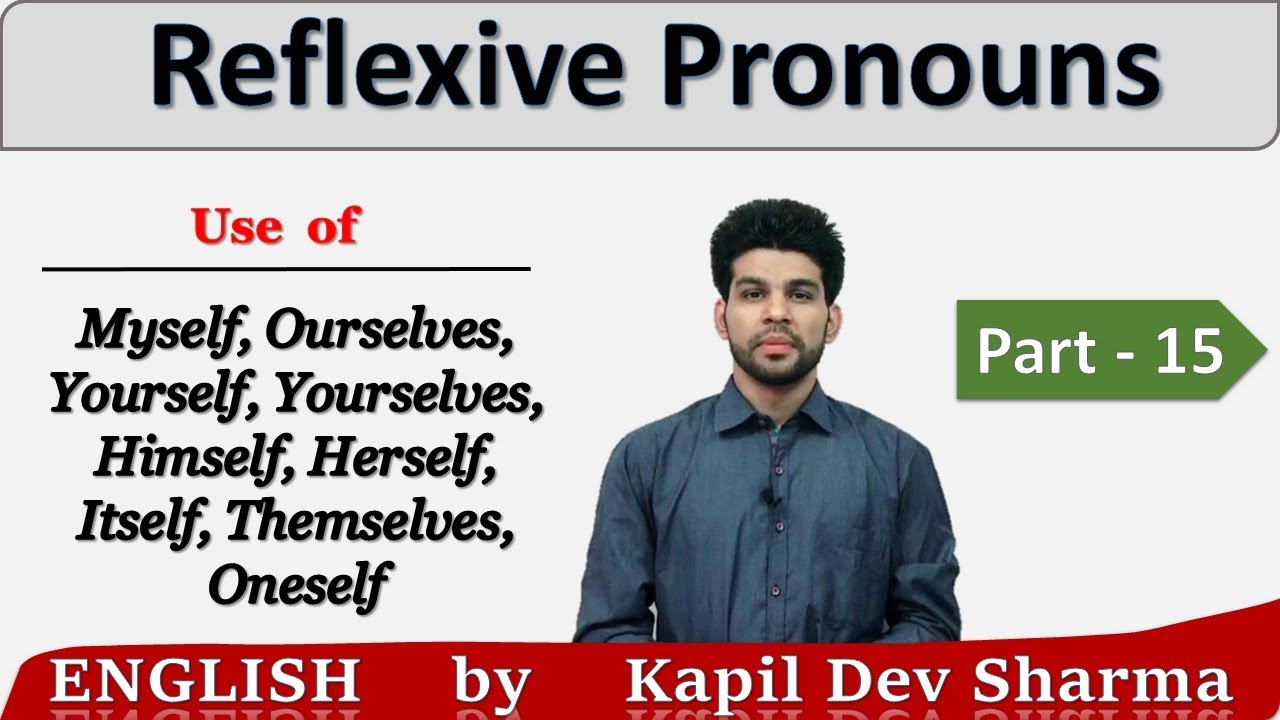 Reflexive Pronouns (Myself, Yourself, Himself etc) English by Kapil Dev Sharma