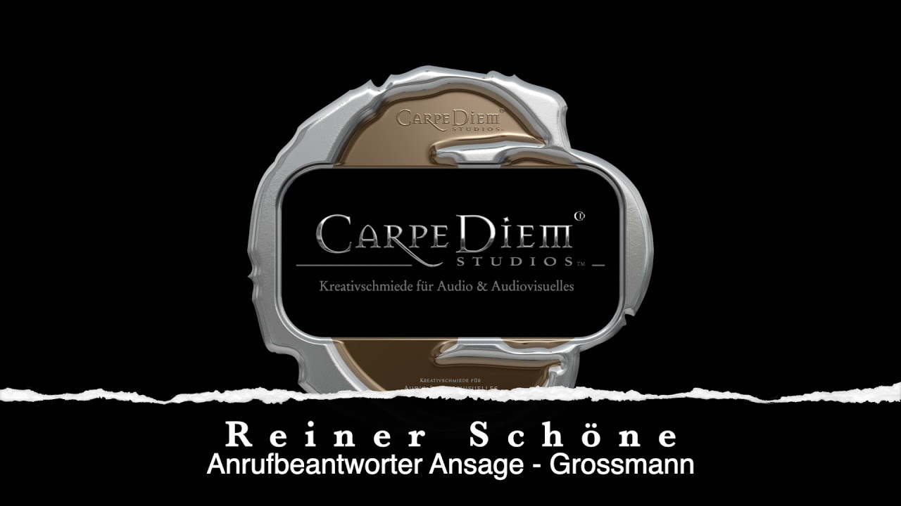 Reiner Sch&ouml;ne Anrufbeantworter Ansage Grossmann