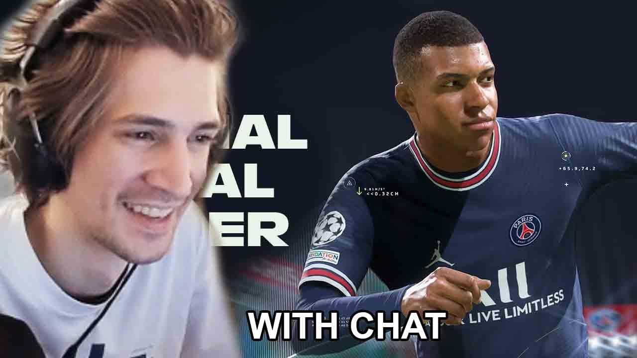 xQc react to FIFA 22 | Official Reveal Trailer