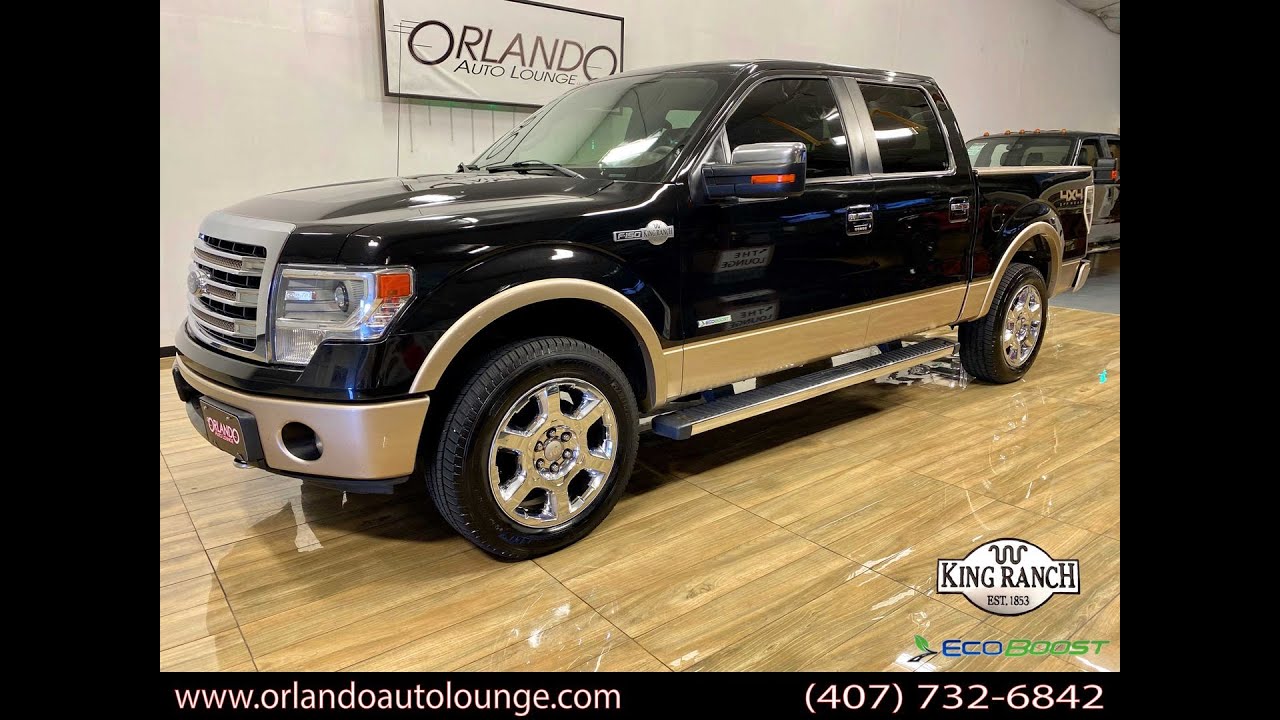 2013 FORD F150 SUPERCREW CAB - KING RANCH PICKUP 4D 5 1/2 FT
