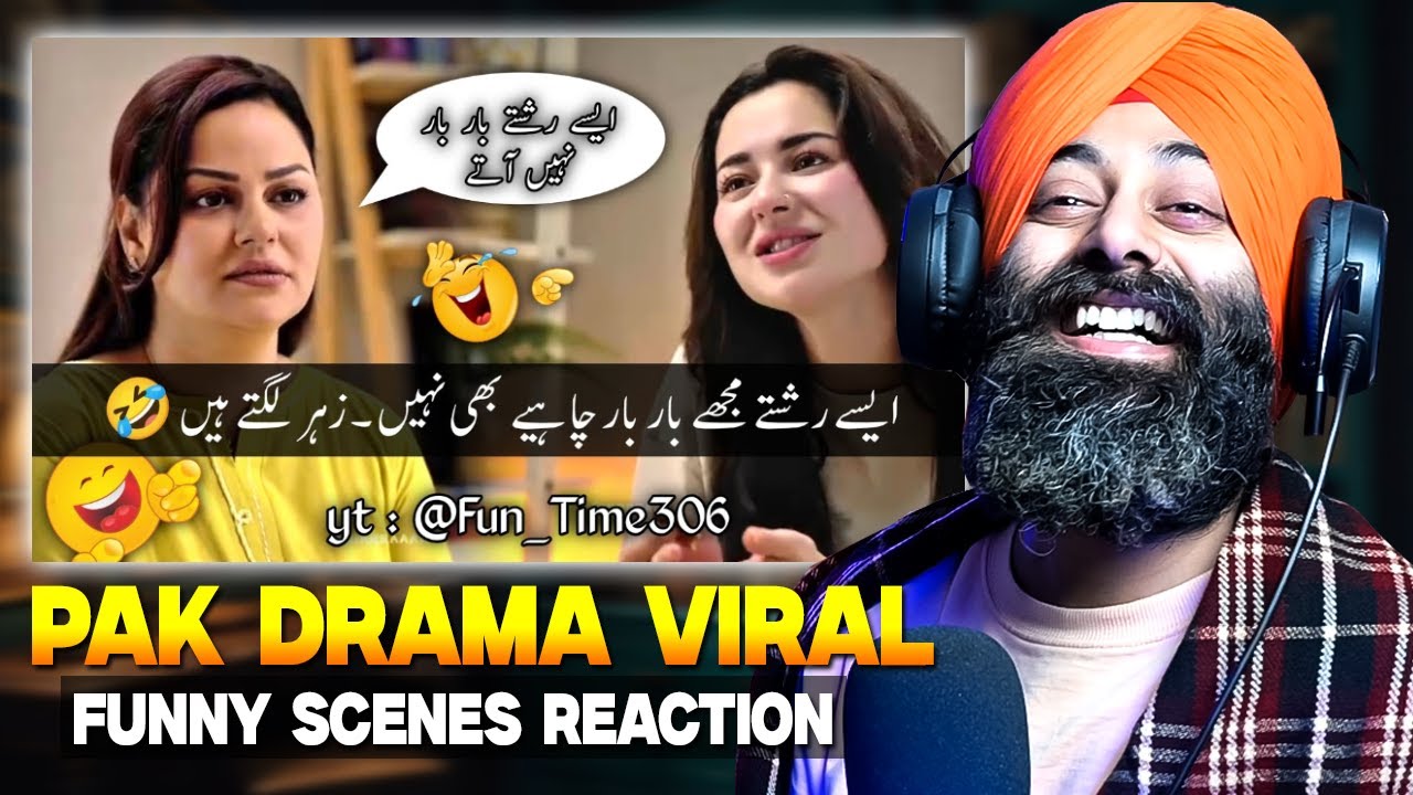 Indian Reaction on Pakistani Drama Funny Video 🤣 | Viral Funny Clips | Part 28