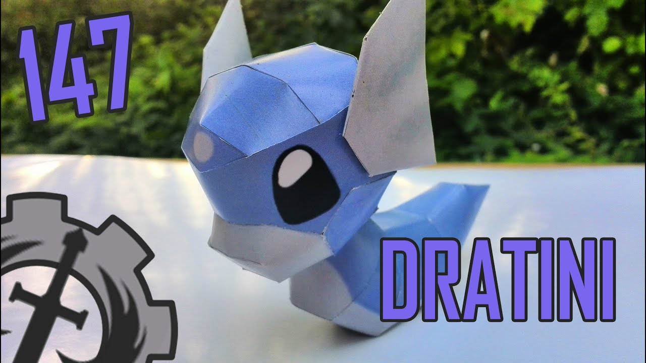 Como hacer ... a Dratini  papercraft
