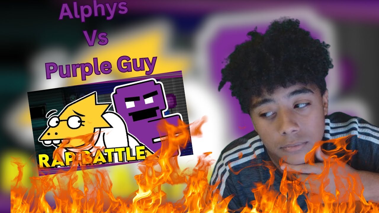 Best Purple Guy Verse But... | Alphys vs. Purple Guy - RAP BATTLE!