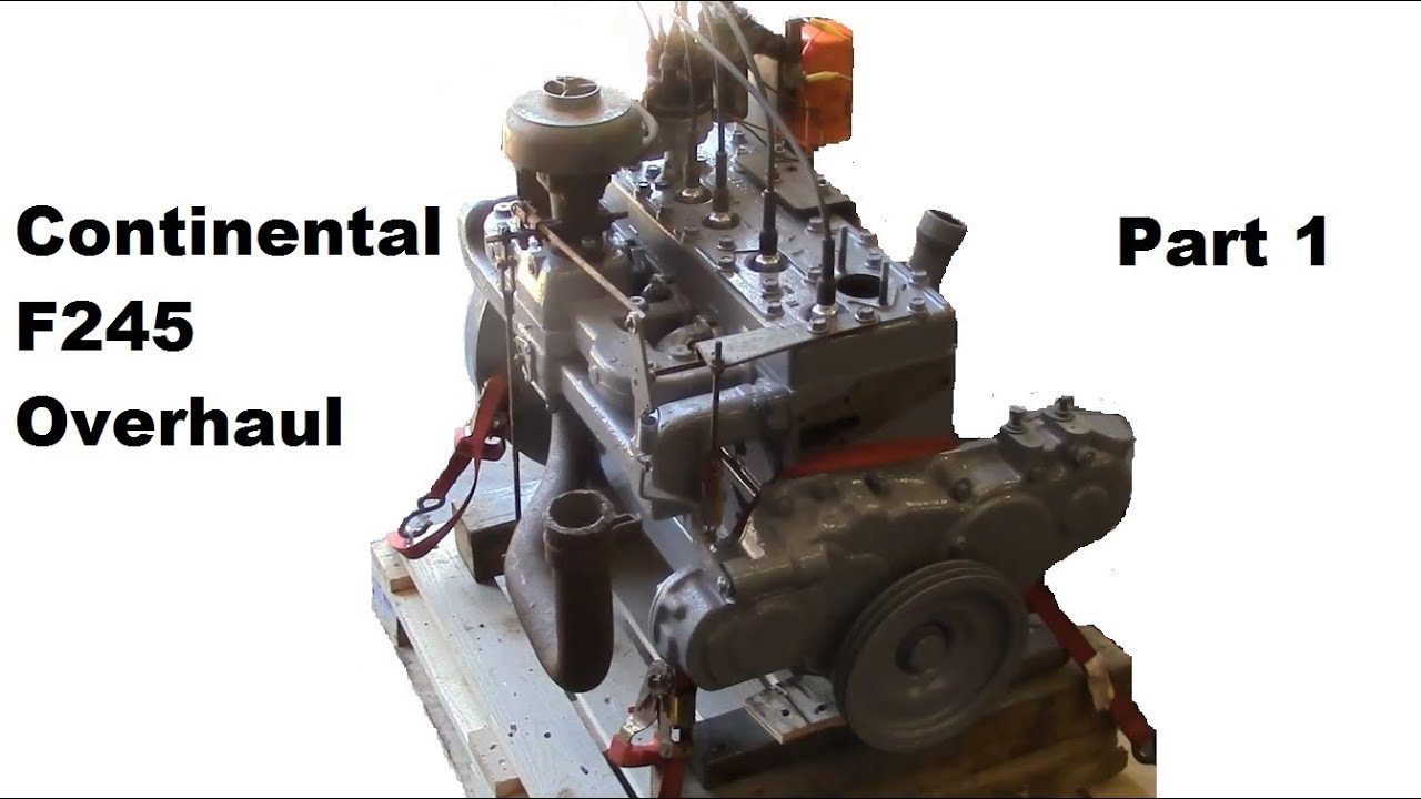 Continental F245 Flathead Engine Overhaul - Part 1 (building the short block)