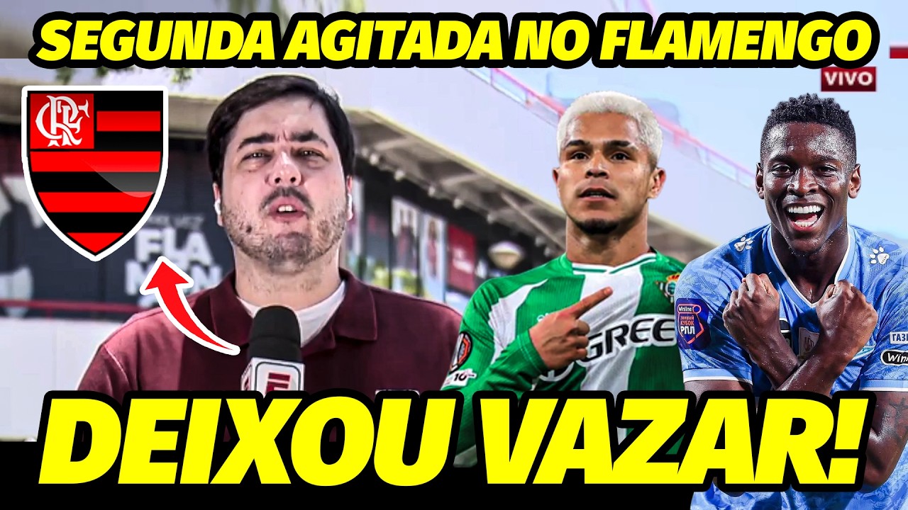 SEGUNDA AGITADA INFORMAÇÕES EXCLUSIVA NO FLAMENGO! PEDRO IVO VAZOU A CONTRATACÃO! NOTICIAS FLAMENGO