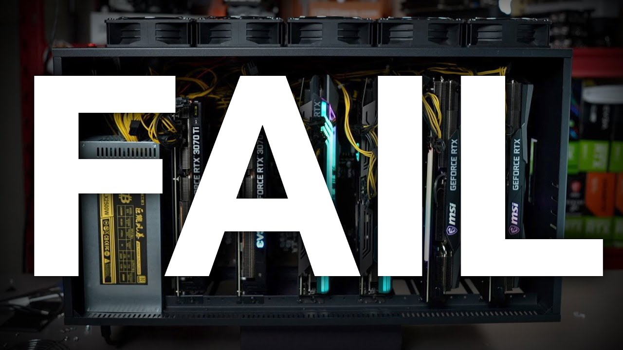 This Wasn't Great - 3070 Ti Mining Rig in a Server Case