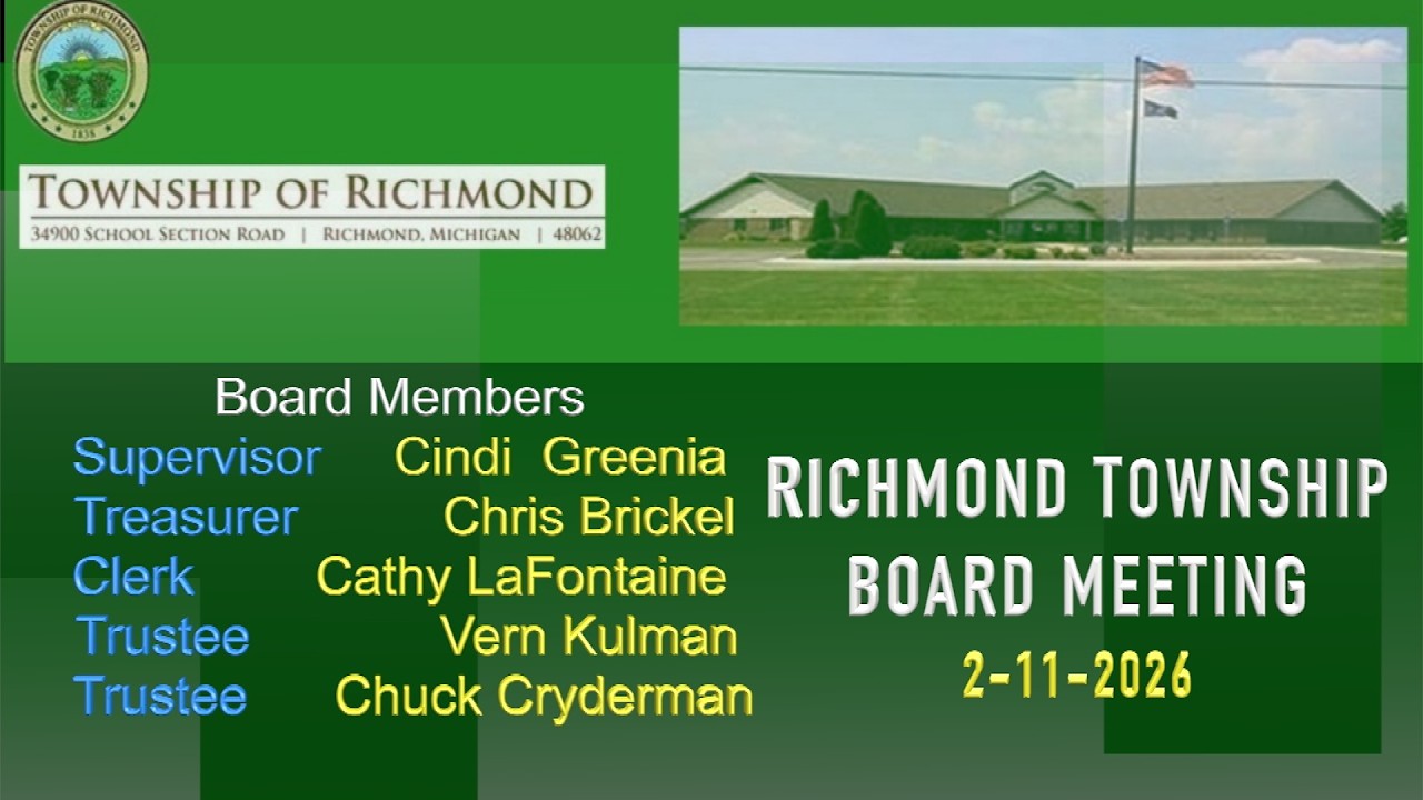 RICHMOND TWP BOARD MEETING (02-11-2026)