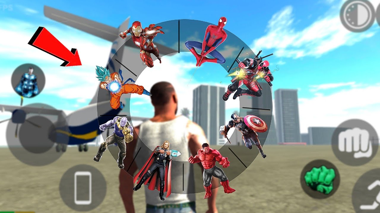Playing as Every Avangers character - INDIAN BIKES DRIVING 3D
