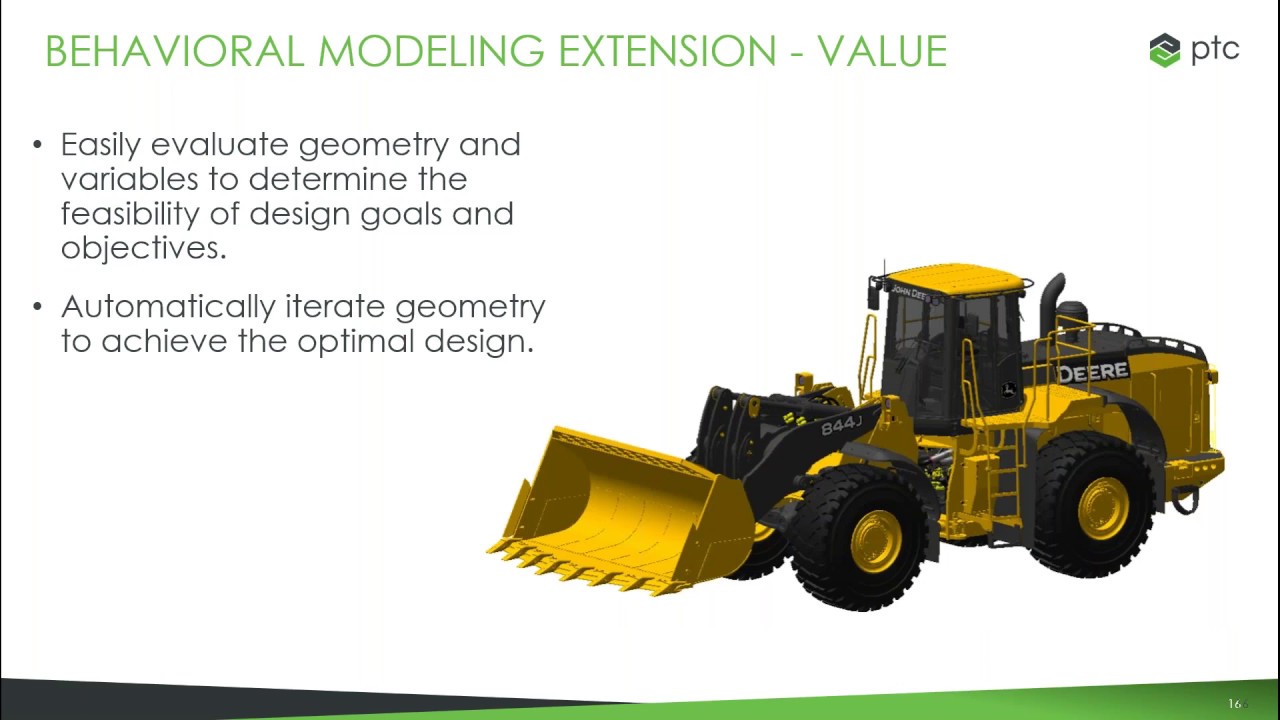 PTC Creo: Behavioral Modeling Extension (BMX)