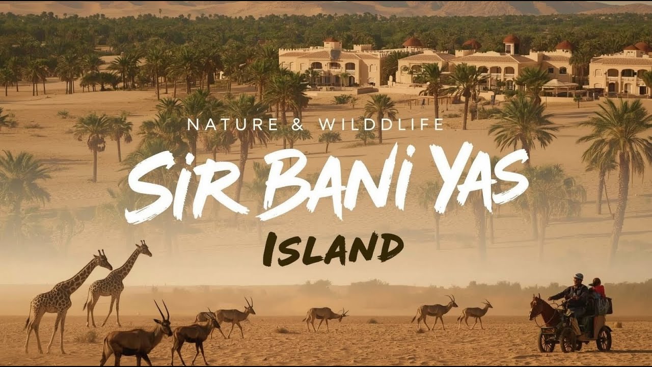 Explore the Thrills of Sir Bani Yas Island Wildlife & Luxury Await 🌴🐆