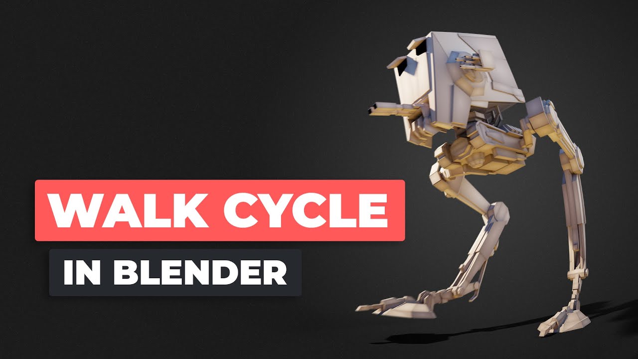 Анимация цикла ходьбы в Blender (урок)