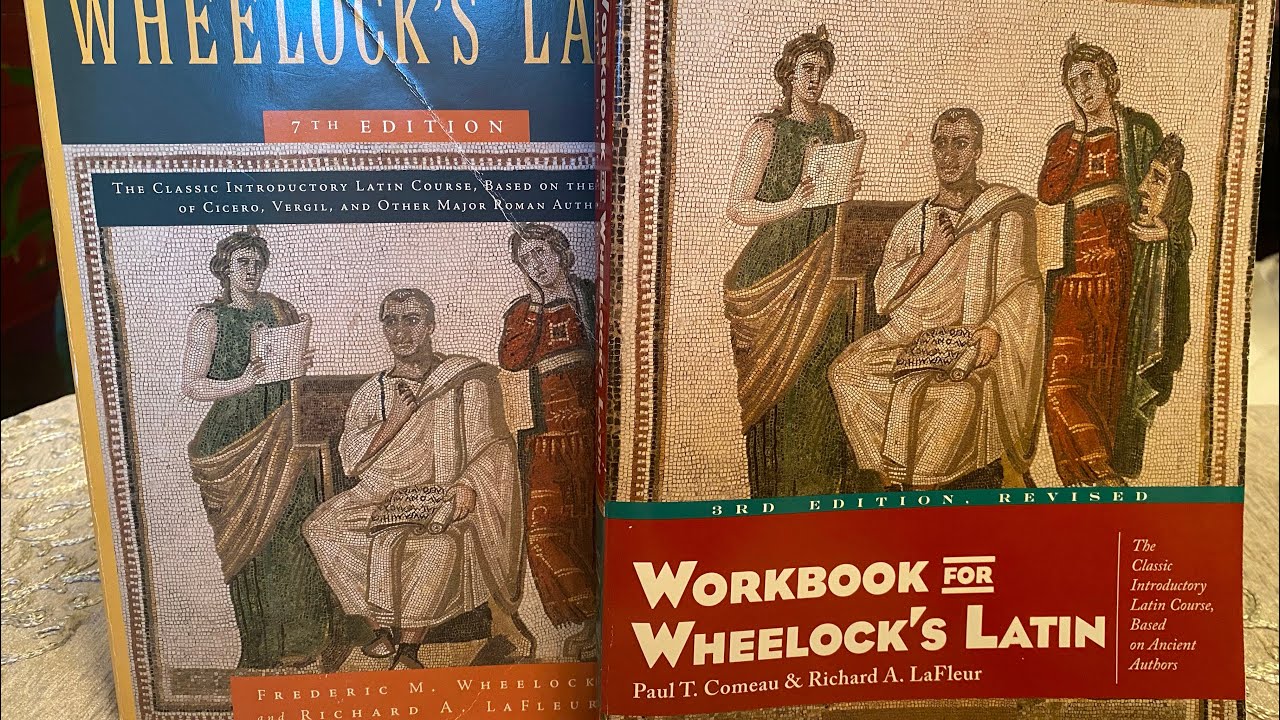 ASMR whisper: Latin Textbooks 📖 Wheelock’s Latin & Workbook