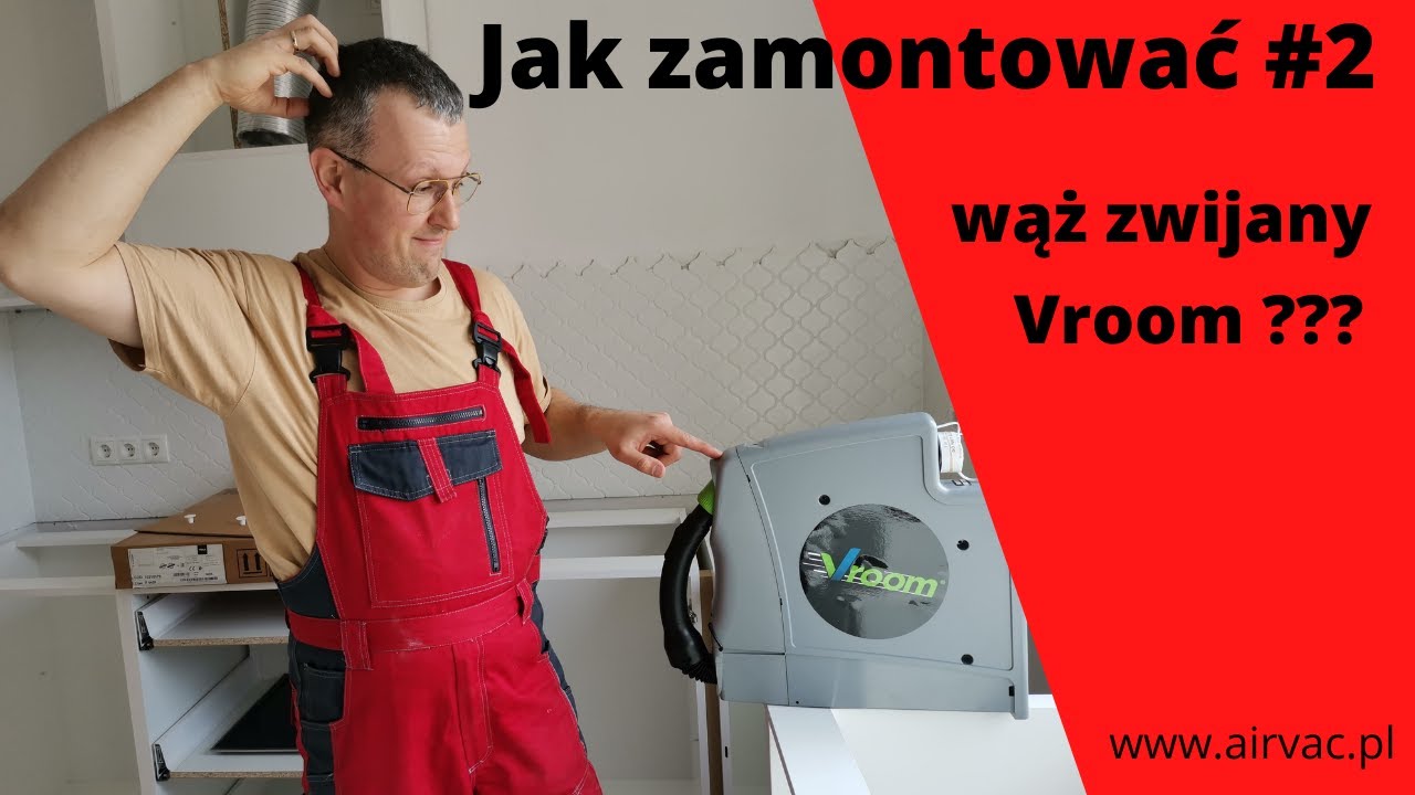 Jak zamontować #2 Vroom ❓❓❓ - wąż zwijany do odkurzacza centralnego - Poradnik
