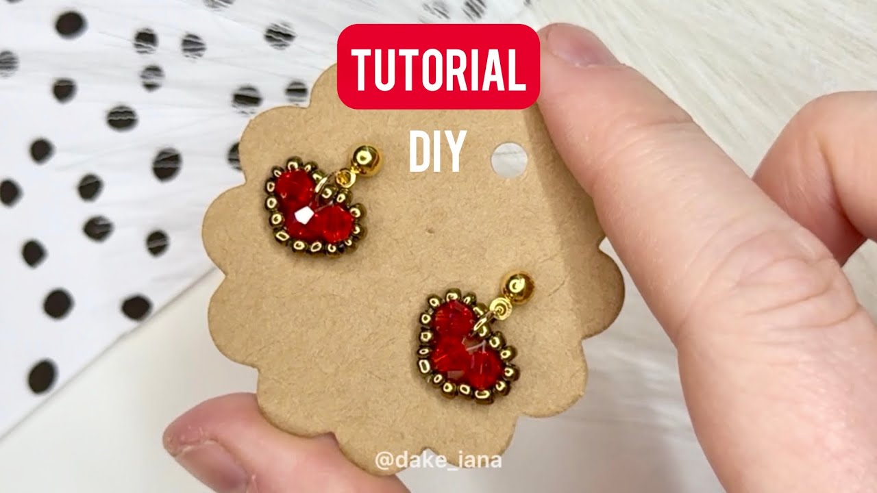 DIY Beaded Heart Earrings Tutorial ❤️ Easy Valentine&rsquo;s Day Beading for Beginners 2026