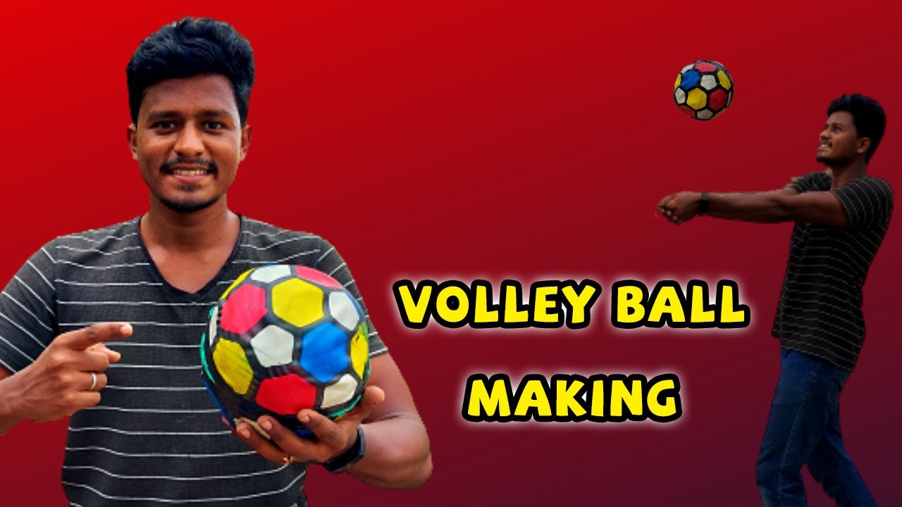 How to Make Volley Ball at Home 🏐🏀 | கைப் பந்து செய்யலாம் வாங்க! | Vijay Ideas