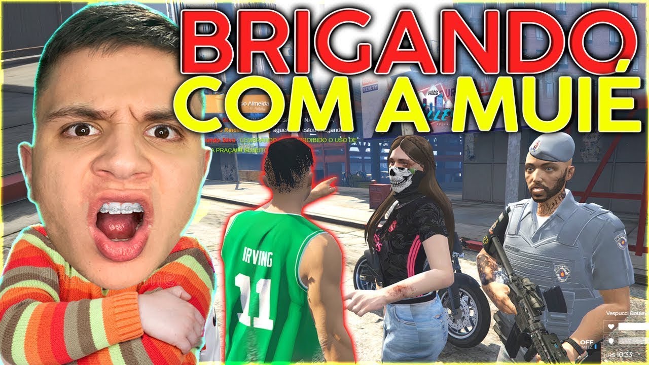 IRRITEI MULHER CHATA no GTA RP 😂 (Paulinho o LOKO)