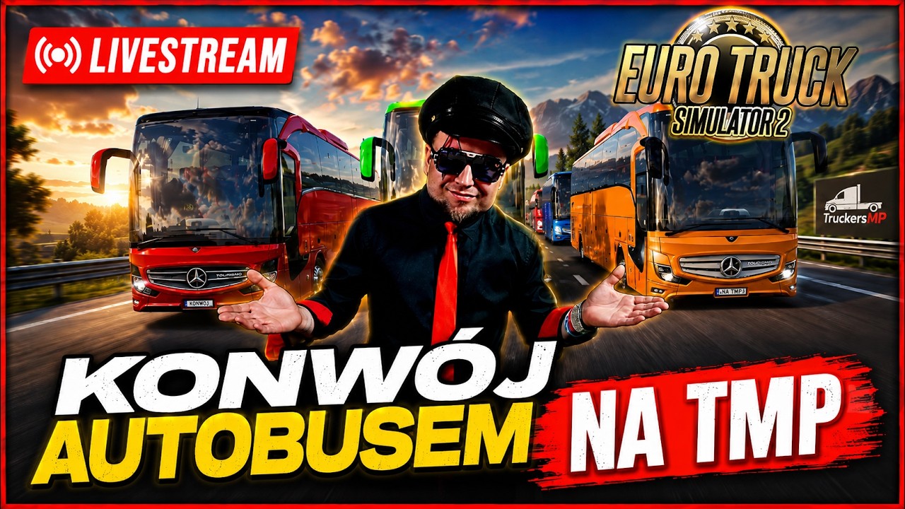 AUTOBUSEM PRZEZ EUROPĘ - ETS2 NA TMP DODALI AUTOBUSY Z ZLECENIAMI SPRAWDZMY