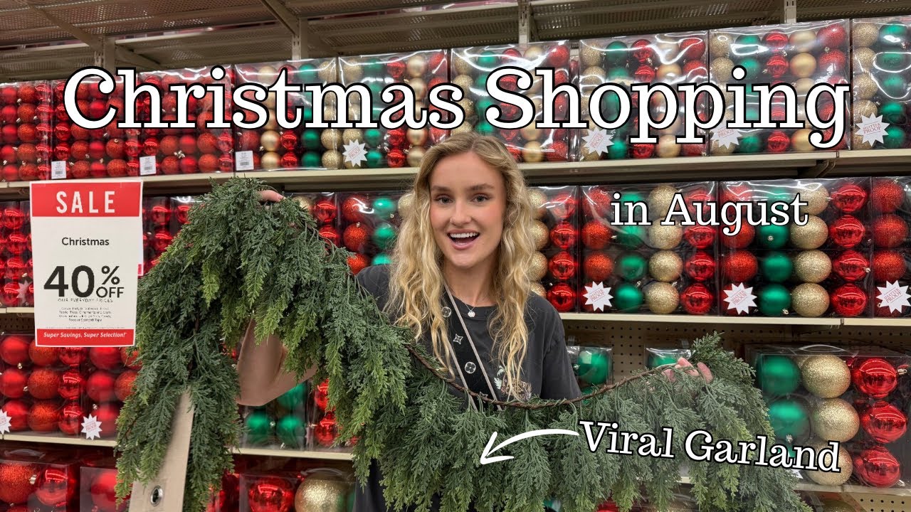 CHRISTMAS SHOPPING | Hobby Lobby Sale | Decorating for Christmas | Viral Finds!🎄