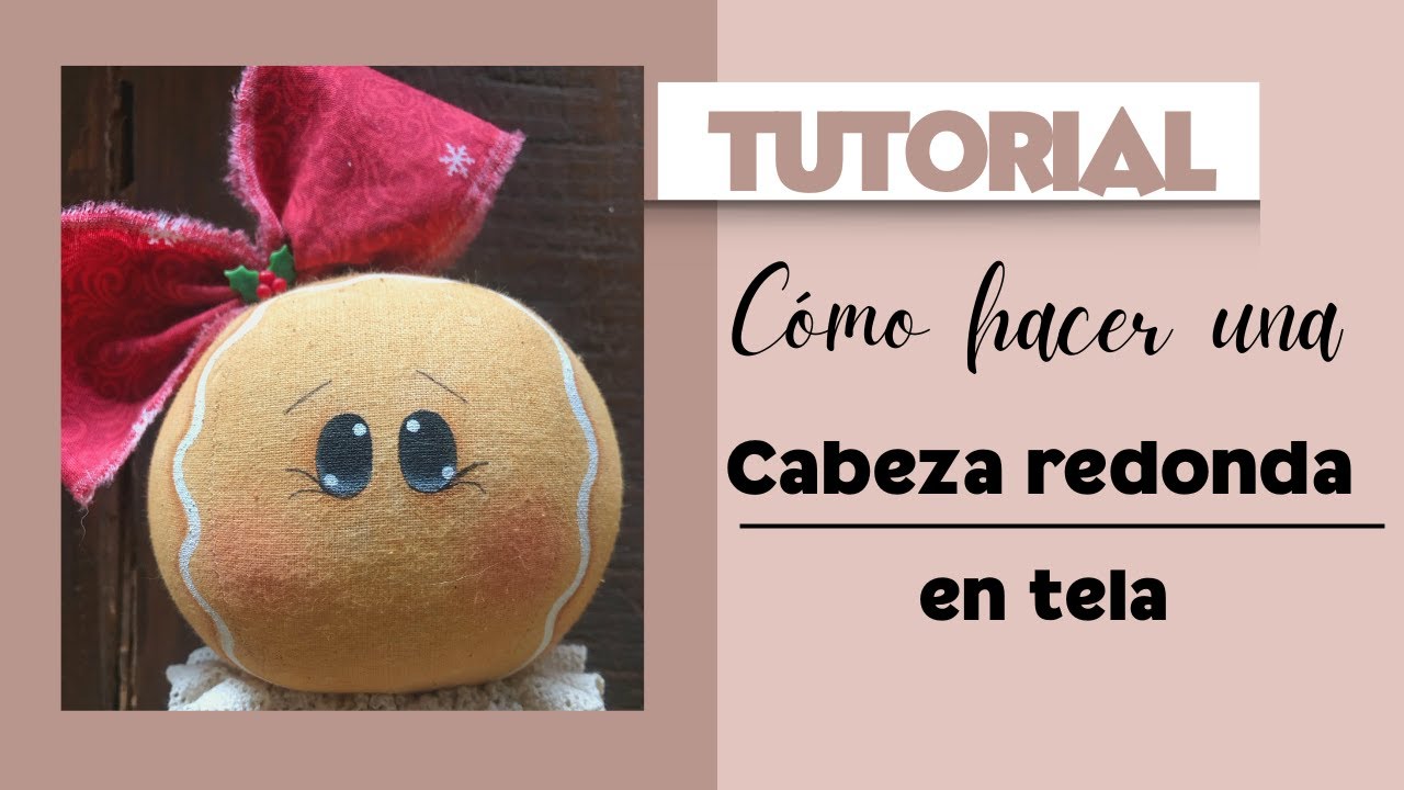 ¡Crea una Cabeza Redonda Perfecta en Tela para tus Muñecos! 🎨🧵 | Guía Paso a Paso