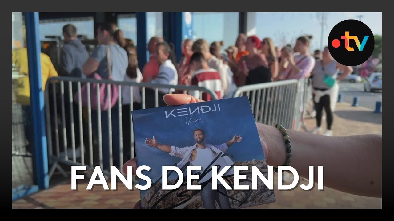 Evénement : un millier de fans pour Kendji Girac