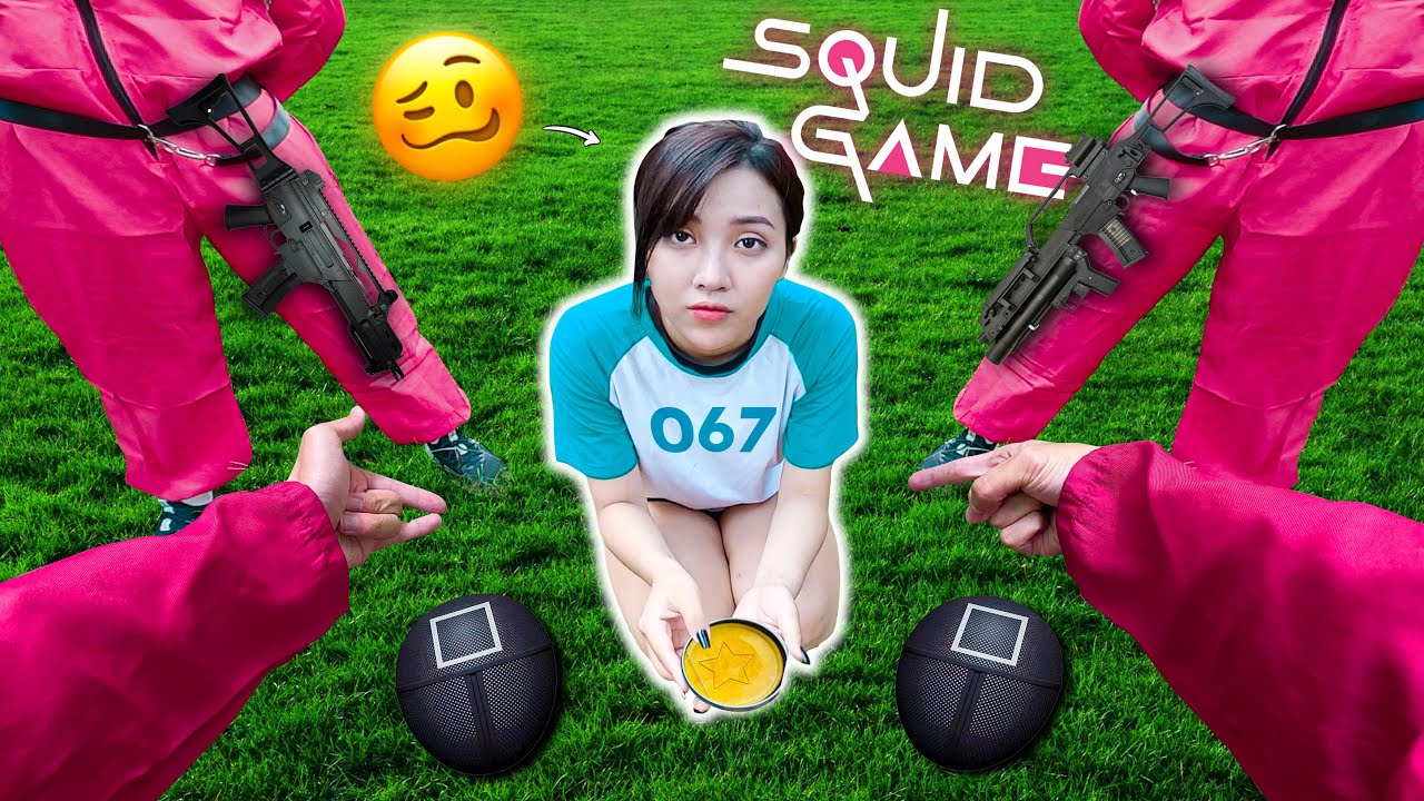 GIRLFRIEND LOVES SQUID GAME PINK SOLDIER IN REAL LIFE (Epic Parkour Action POV) | HOMIC