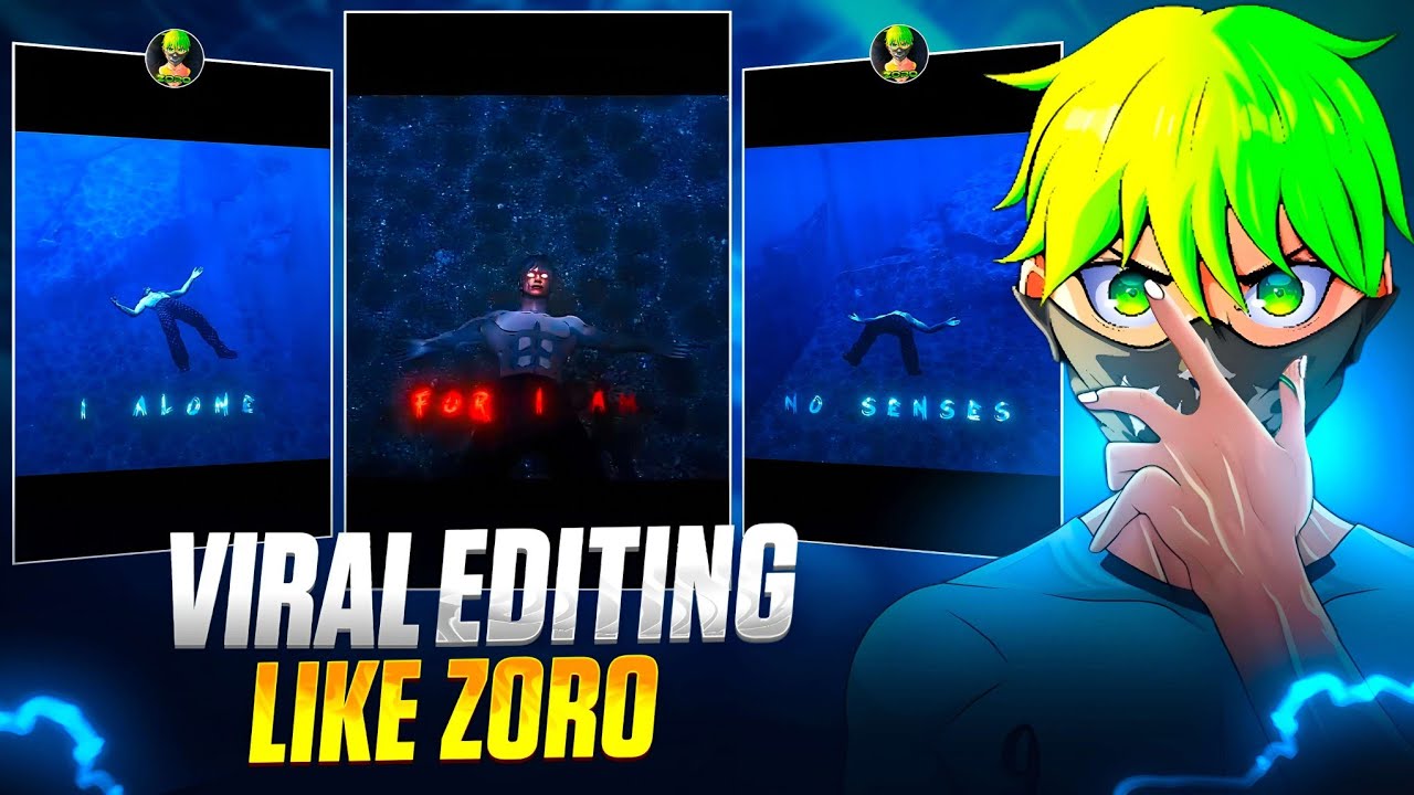 @zoroffxx Ki Tarah Editing Kaise Kare? 😱 Secrets Revealed