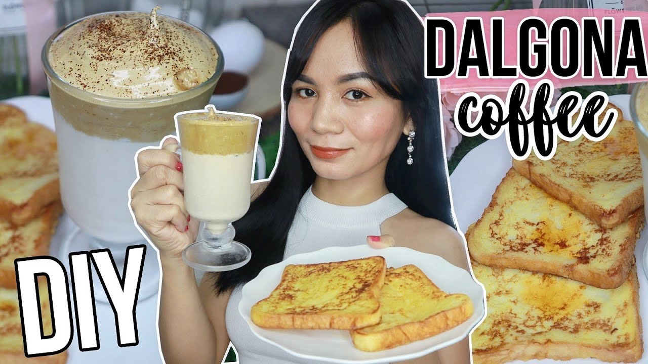 How to make DALGONA COFFEE + Easy French Toast Recipe