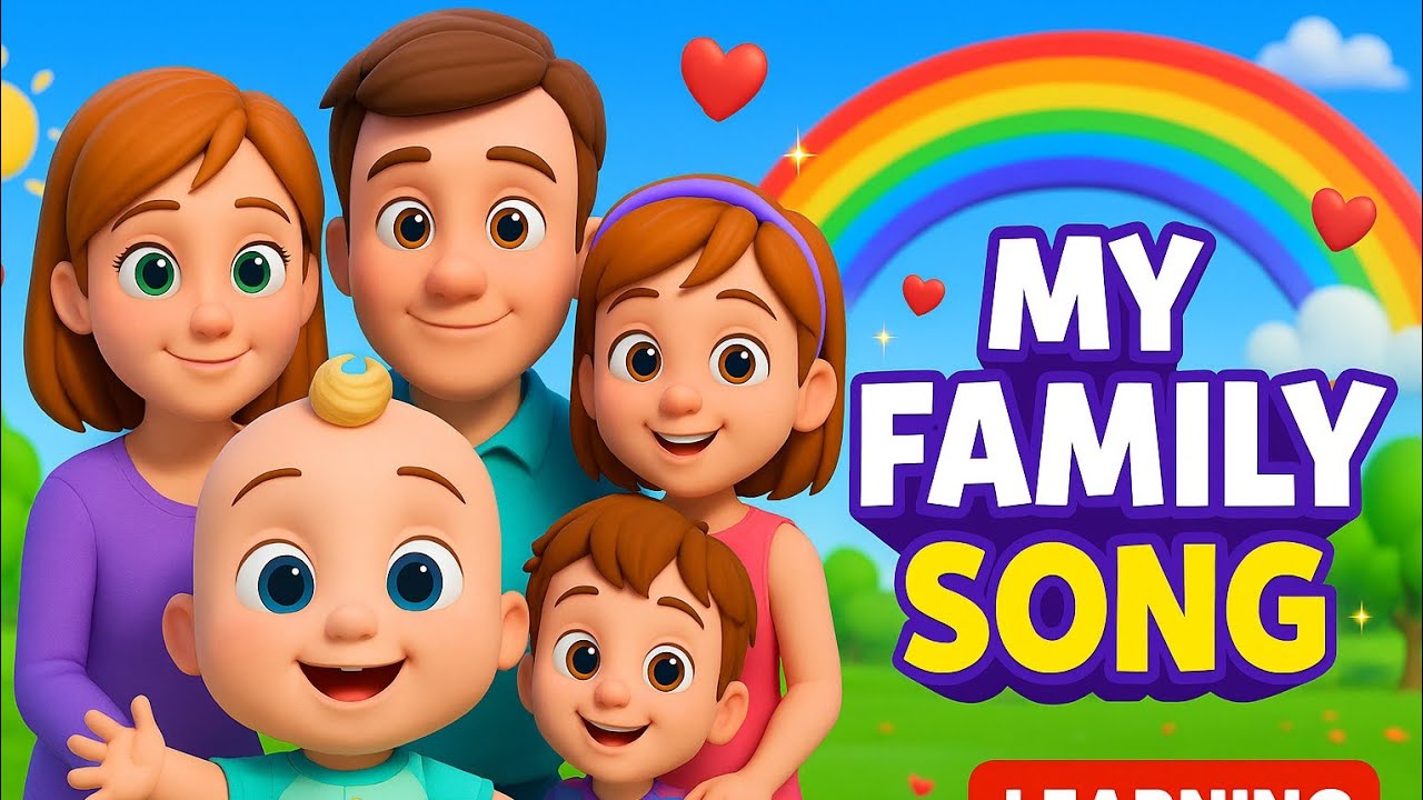 Family Members Song | Mom, Dad, Sister, Brother | Nursery Rhyme for Kids | Learning Toon