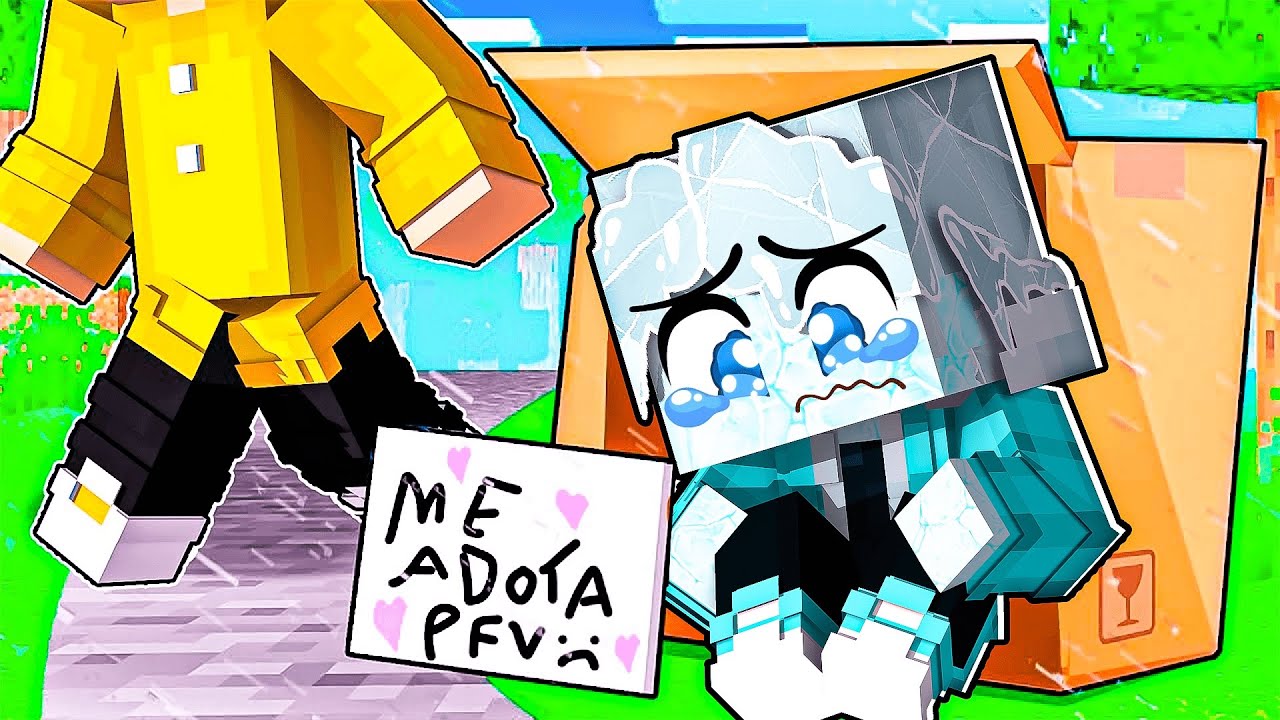 NINGUÉM quer ADOTAR o BEBÊ ELEMENTAL DE GELO no Minecraft