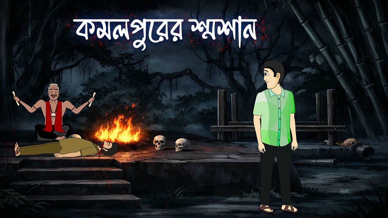 Kamalpurer Shamshan - Bangla Bhuter Golpo | Bengali horror cartoon | Bengali Animation