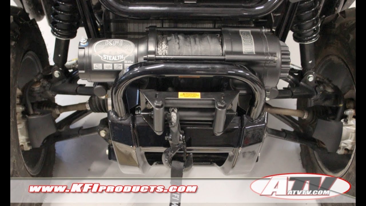 ATV Television Product Review - KFI 4500W winch on Pioneer 500