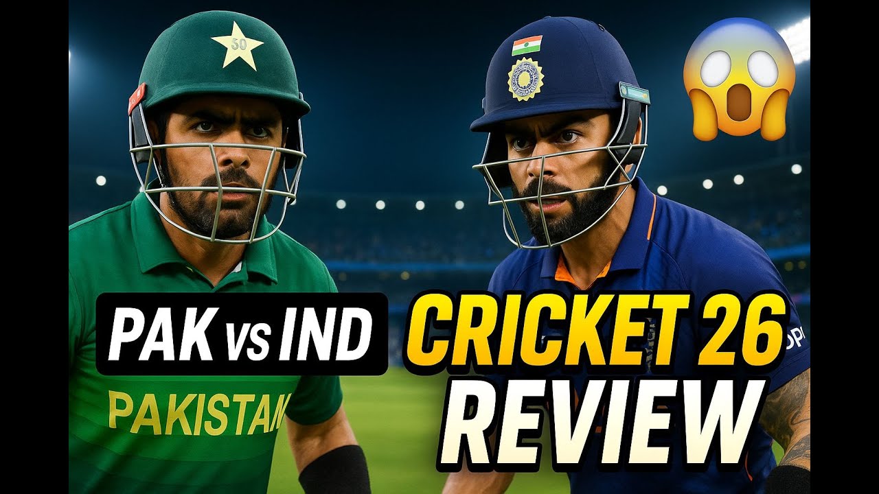 PAK vs IND &ndash; Cricket 26 Review (Graphics Test)