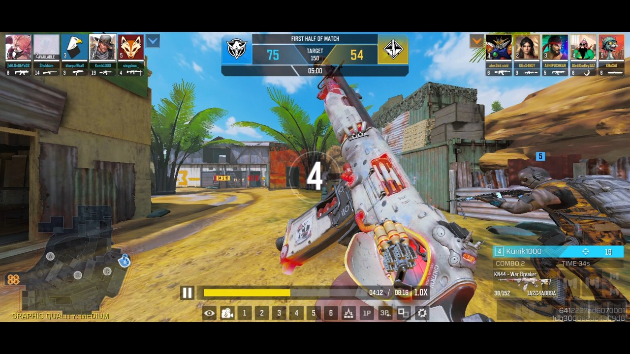 Playing with KN 44🔥🔥🔥
