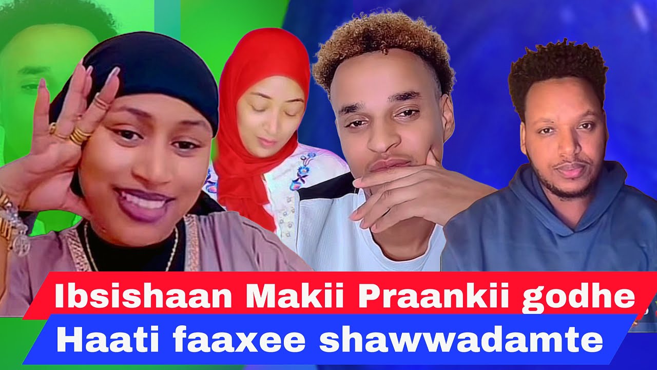 Ibsishaan Makii oro heerumaaf gaafatee praankii irratti hojjate. Tapha gabaabaa kana dhagahaa