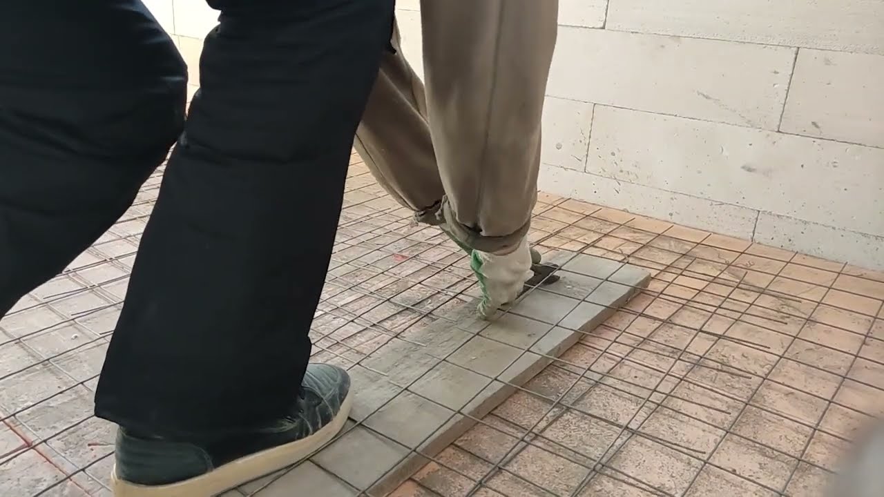 How to cut metal mesh with your feet
