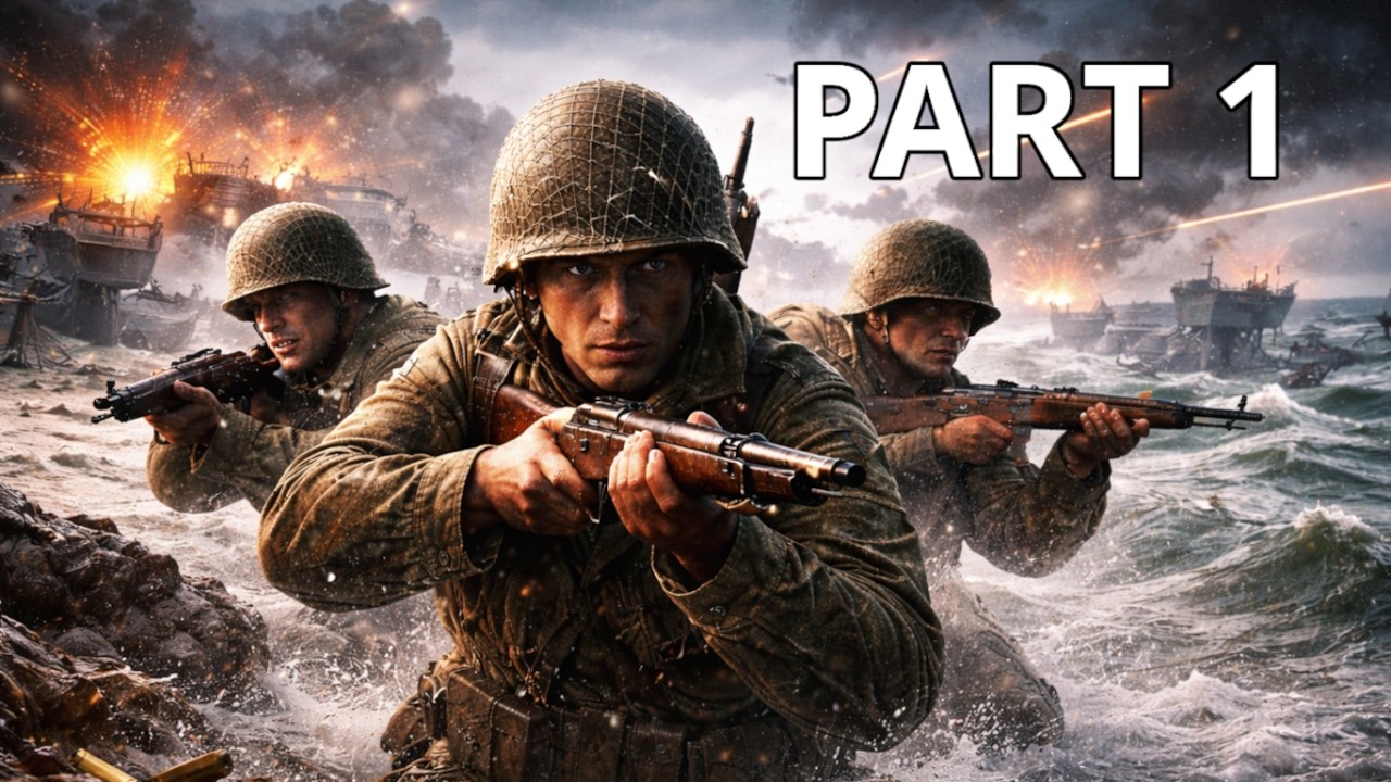 Medal of Honor: Allied Assault Spearhead Gameplay - Part 1 (Operation Neptune) | No commentary